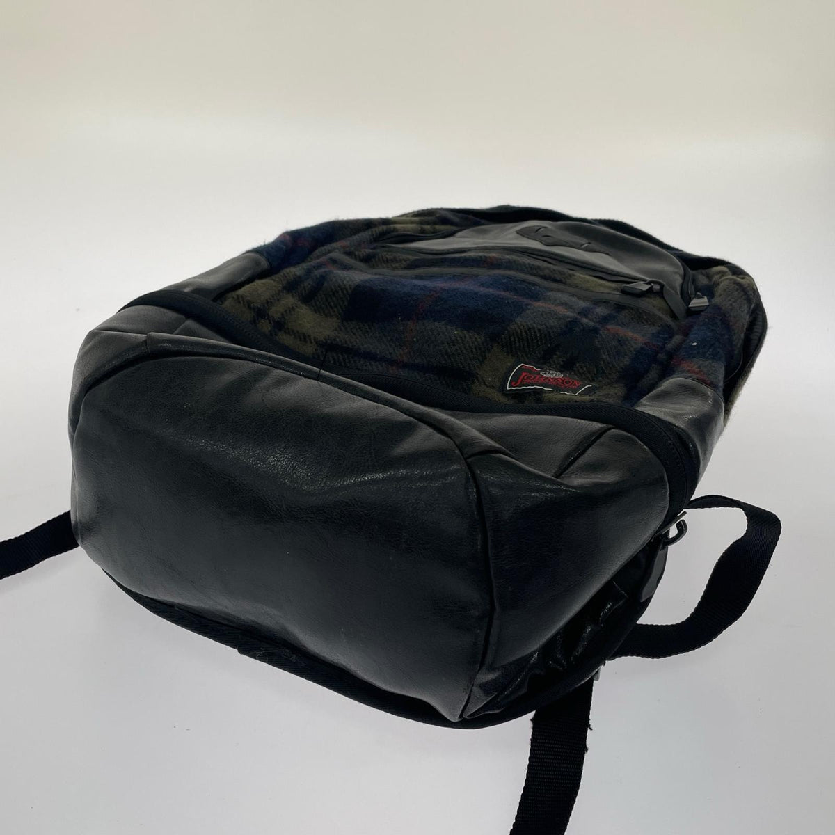 リュック・デイパック × JHNSON WOOLEN MILLS チェック ブラック
