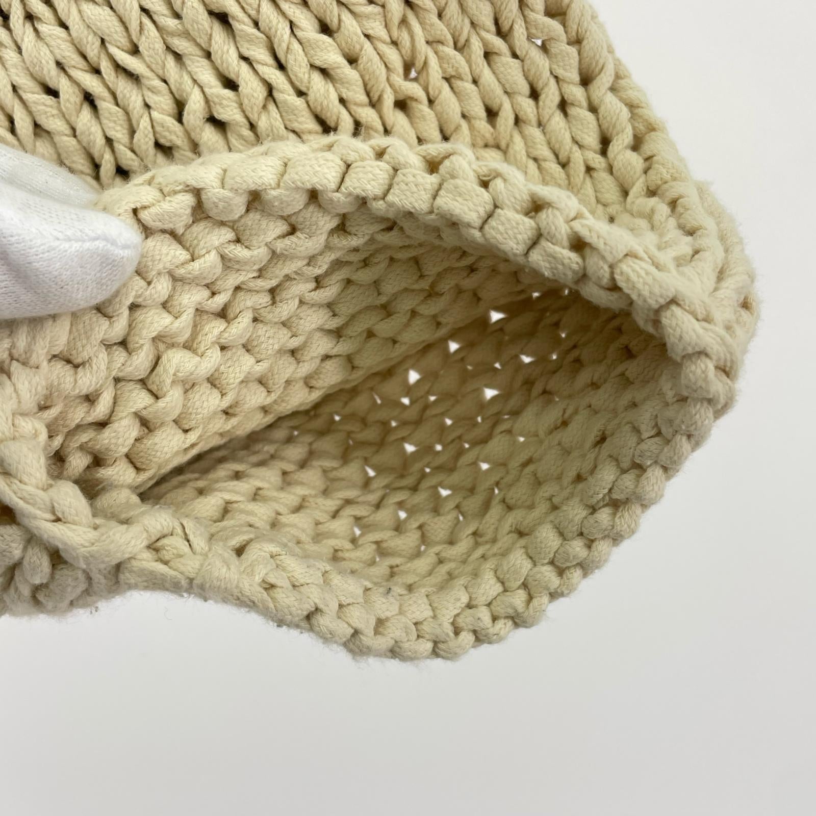 ニット myne Shoelace Knitted Pullover Jumper L ベージュ