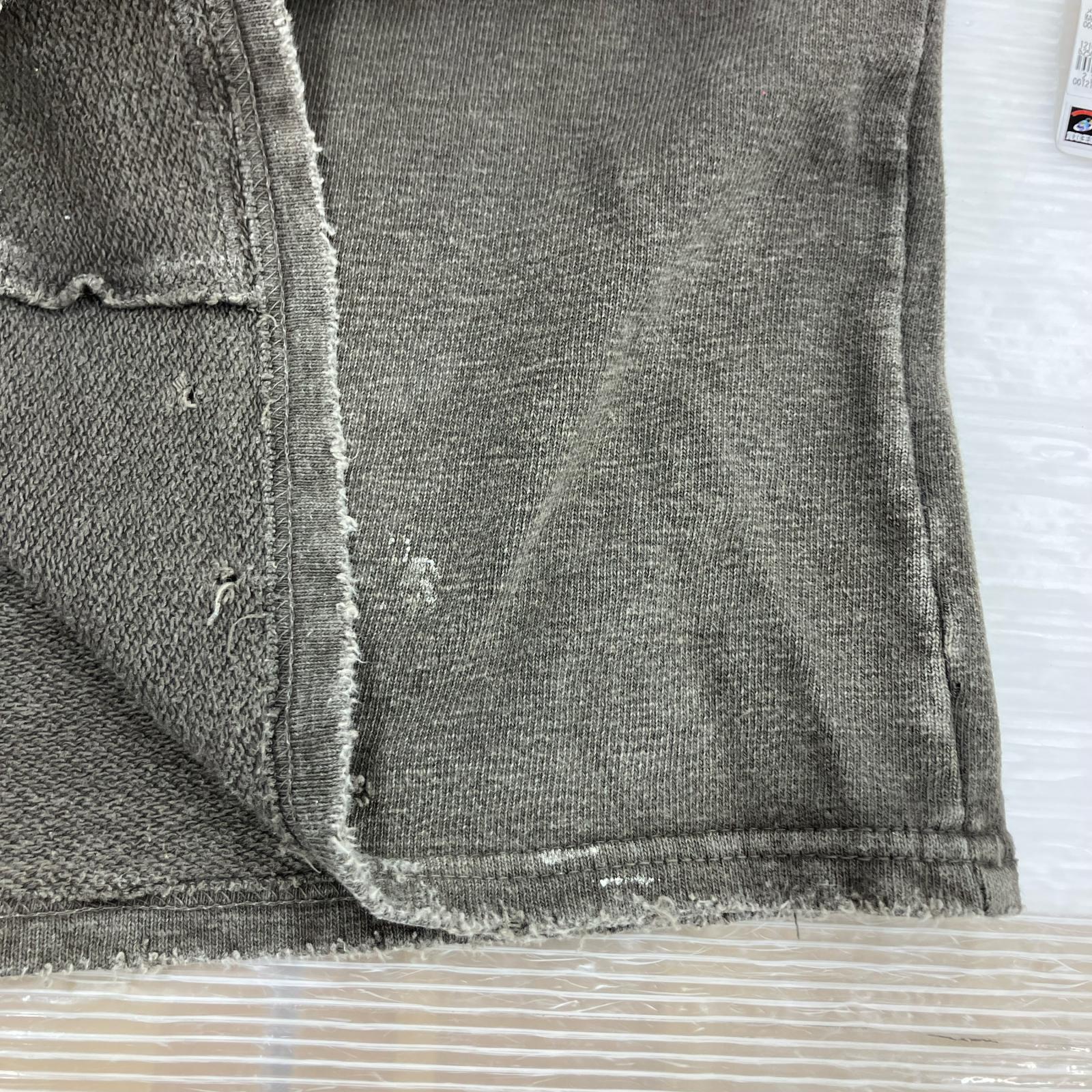 スウェット 00s ダメージスウェット BRW ブラウン