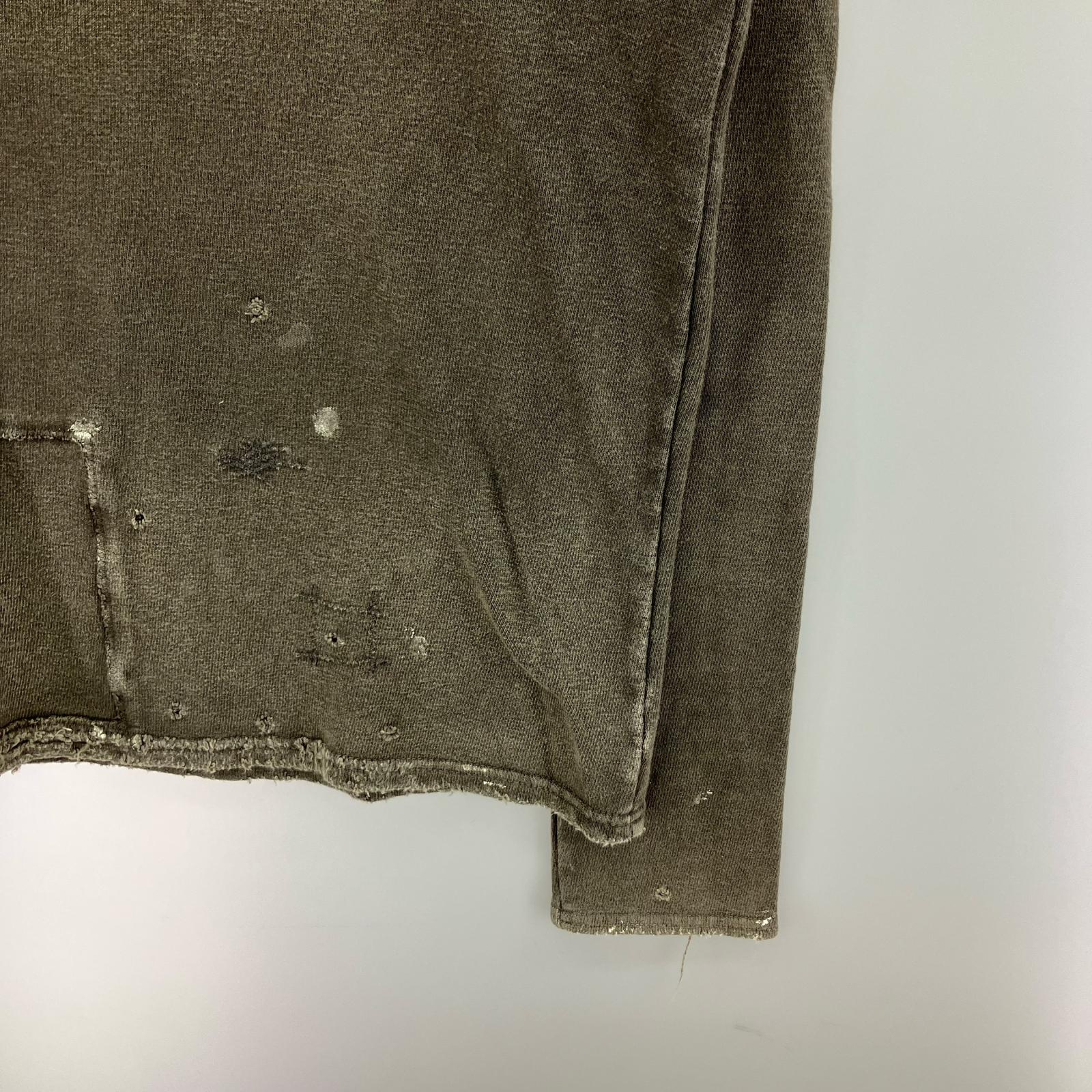 スウェット 00s ダメージスウェット BRW ブラウン