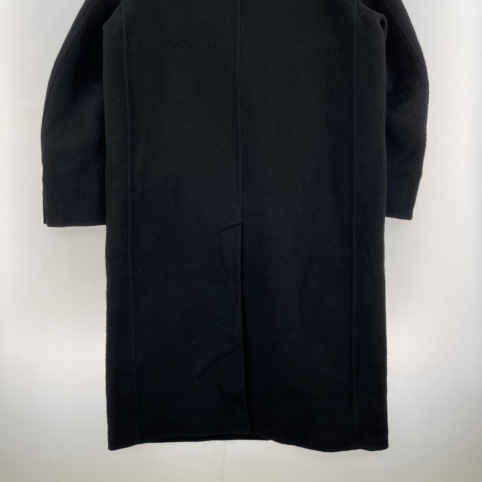 ジャケット MUJI LABO 25AW カシミヤ混 ウールチェスターコート M ブラック