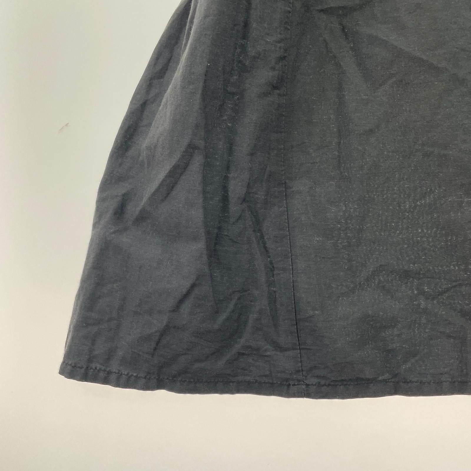 その他トップス 七分袖 リネン ワンピース BLK 1 ブラック