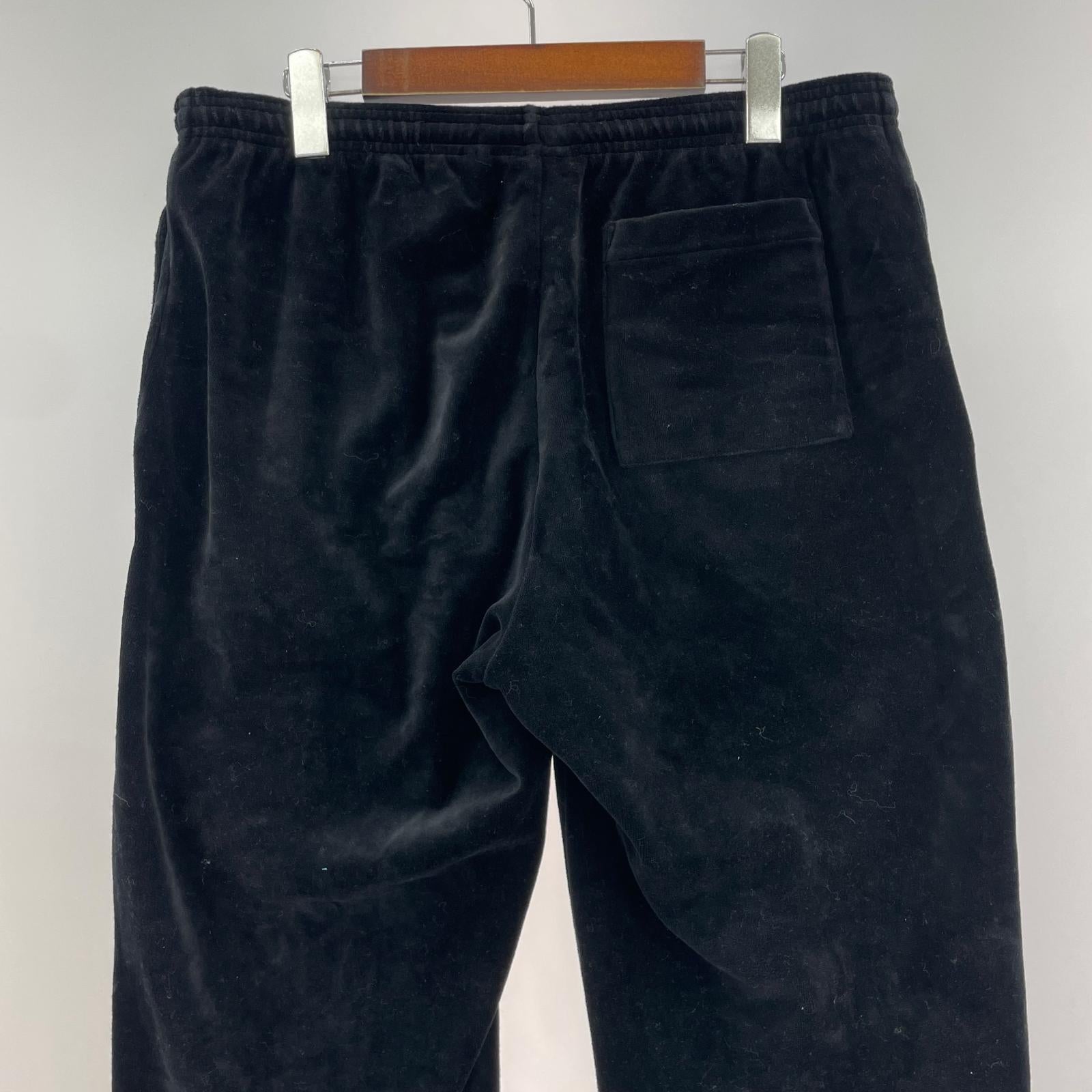 パンツ 18SS LACOSTE Velour Track Pants BLK S S ブラック