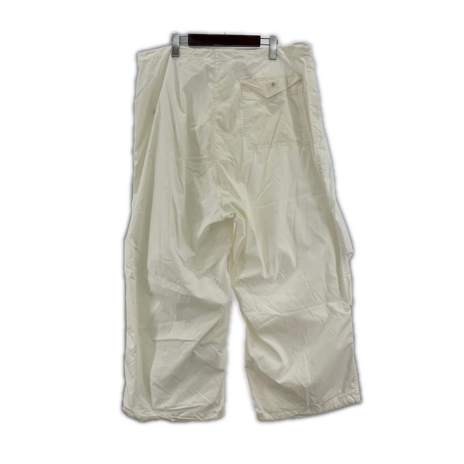 パンツ 89年 U.S.ARMY SNOW CAMO オーバーパンツ 白 M ホワイト