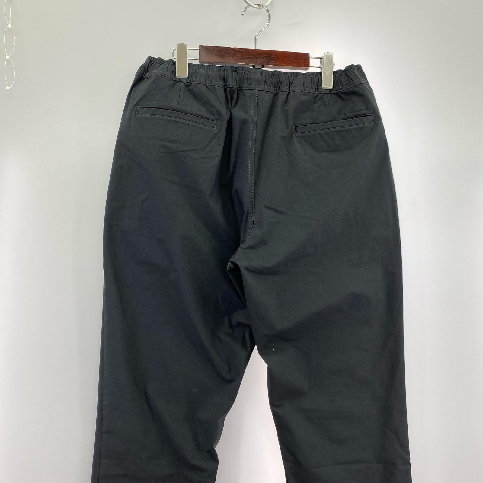 パンツ ナイロンスラックス 黒（L） L ブラック