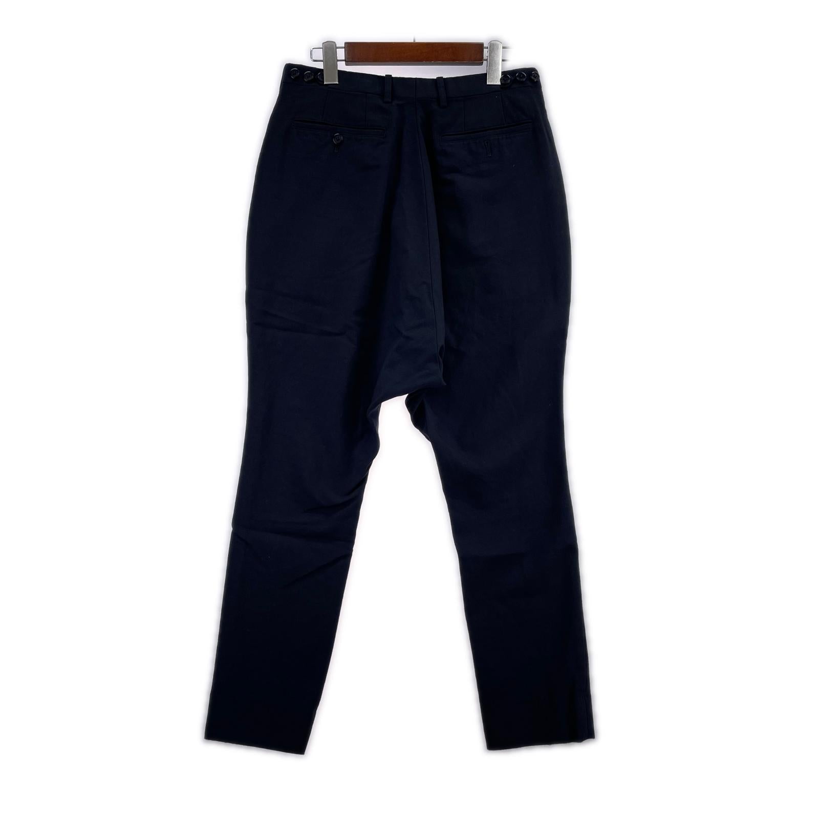 パンツ LAD MUSICIAN サルエルスラックスパンツ W29 Blk 42 ネイビー