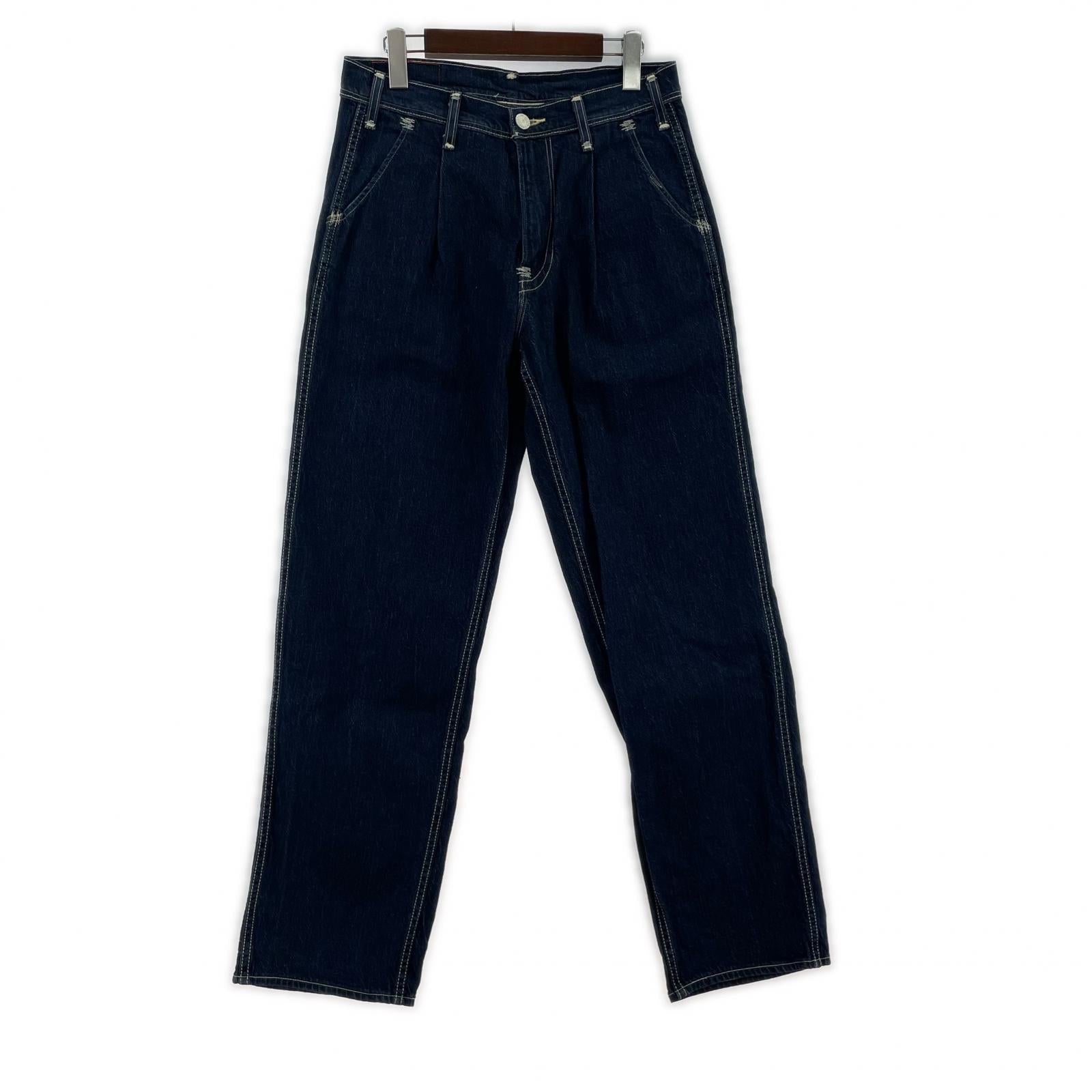 デニムパンツ LR PLEATED TROUSER DIAMOND SEA（30） 28 ネイビー