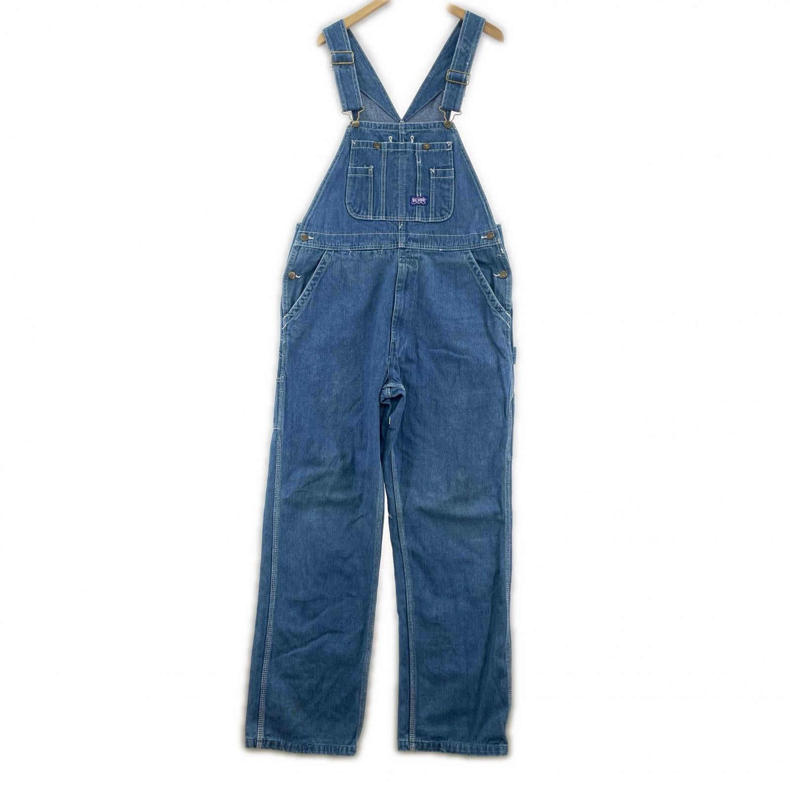 オーバーオール big smith 36 ブルー