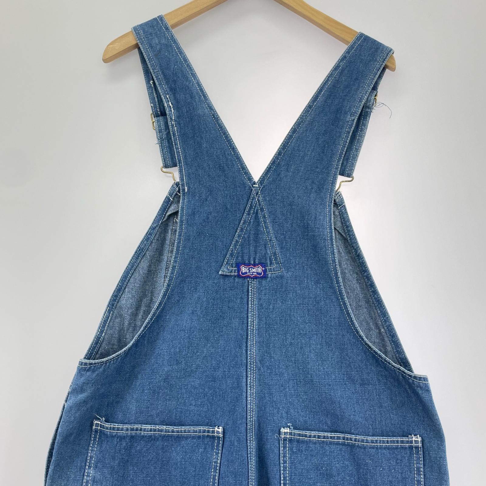 オーバーオール big smith 36 ブルー