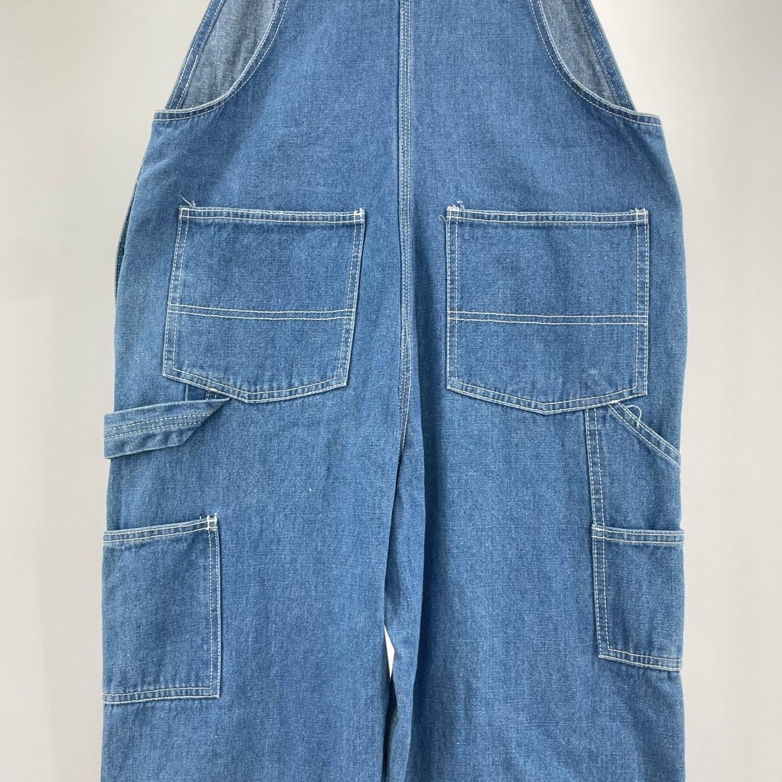 オーバーオール big smith 36 ブルー