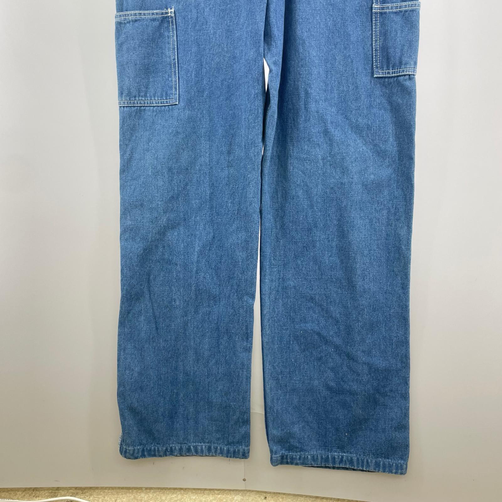 オーバーオール big smith 36 ブルー