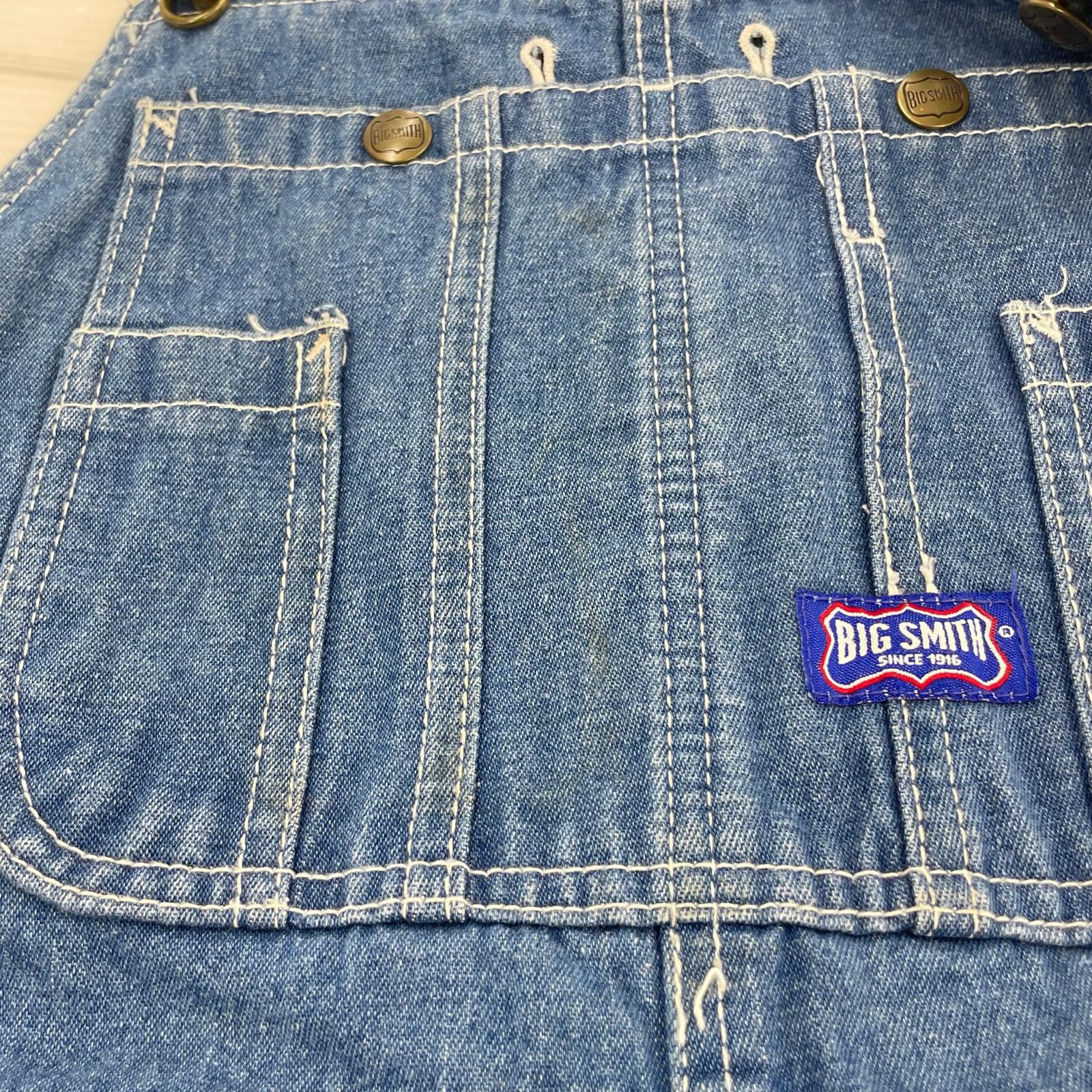 オーバーオール big smith 36 ブルー