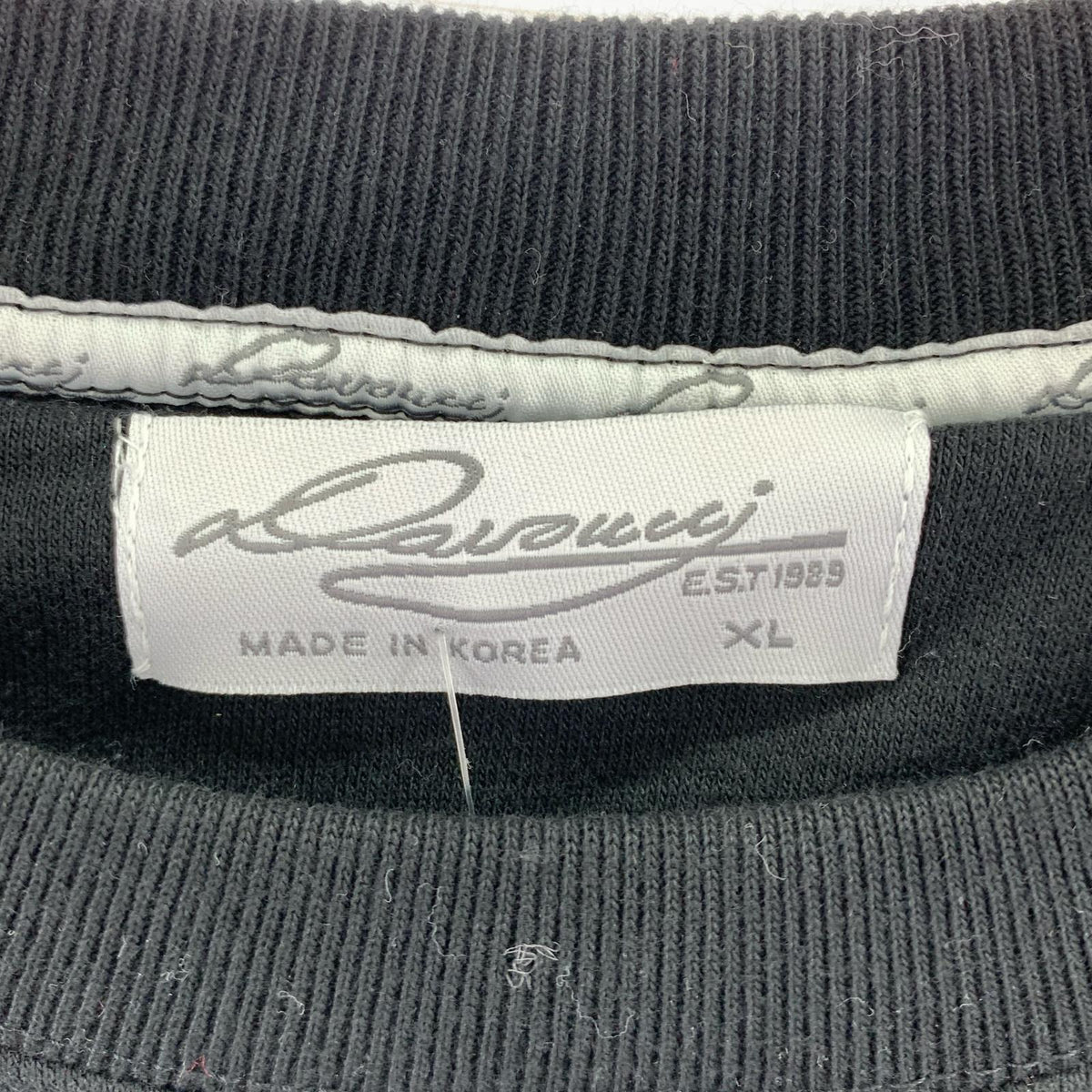 スウェット DAVOUCCI ﾃﾞｻﾞｲﾝｽｳｪｯﾄ XL 黒
