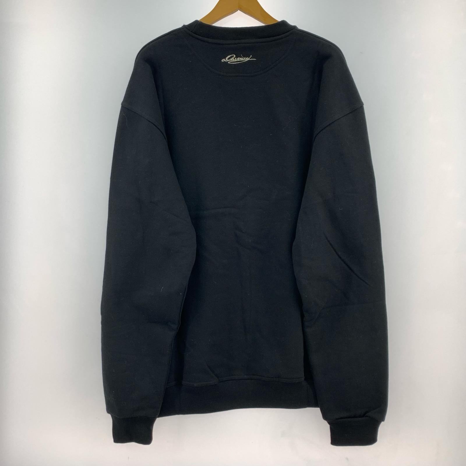 スウェット DAVOUCCI デザインスウェット XL 黒