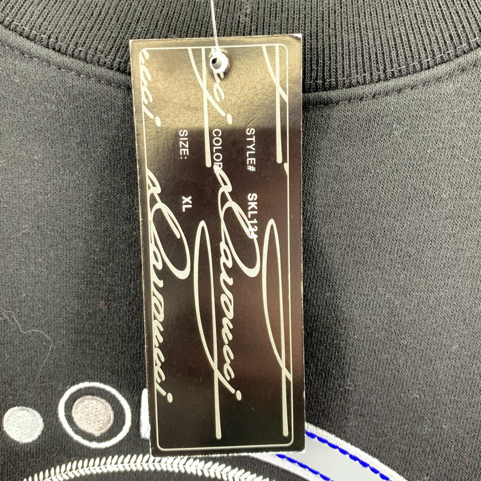 スウェット DAVOUCCI デザインスウェット XL 黒