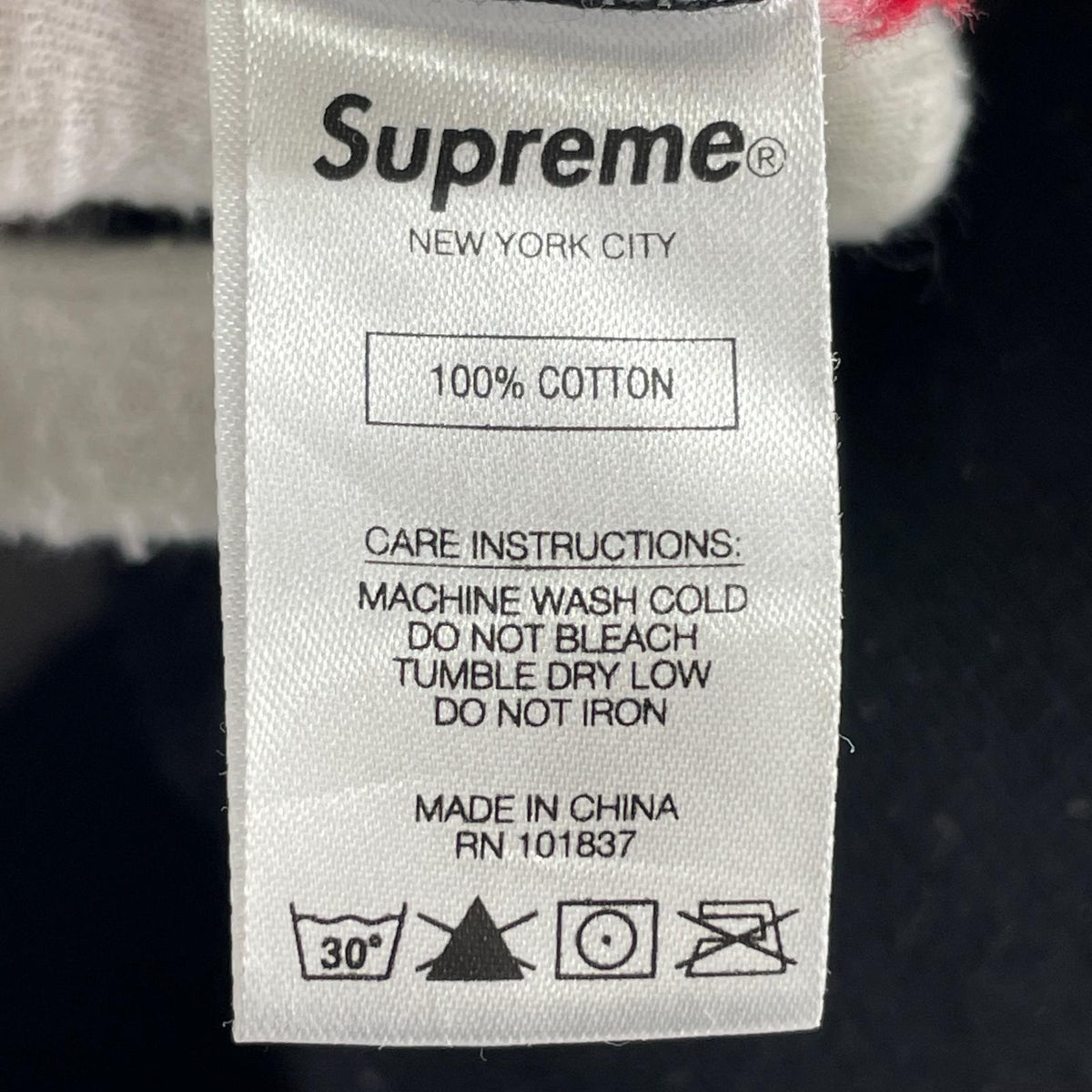スウェット supreme 19aw stripe hooded sweatshirt L