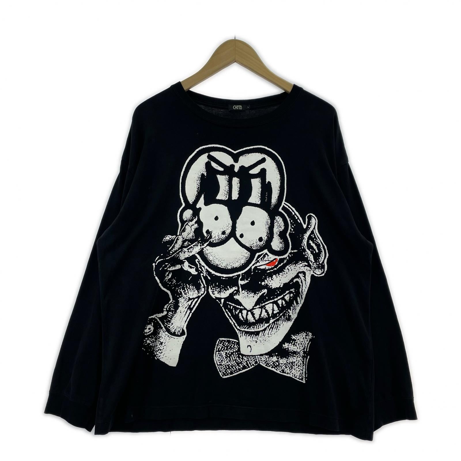 長袖Ｔシャツ CHITO International MASK L/S TEE L ブラック L ブラック