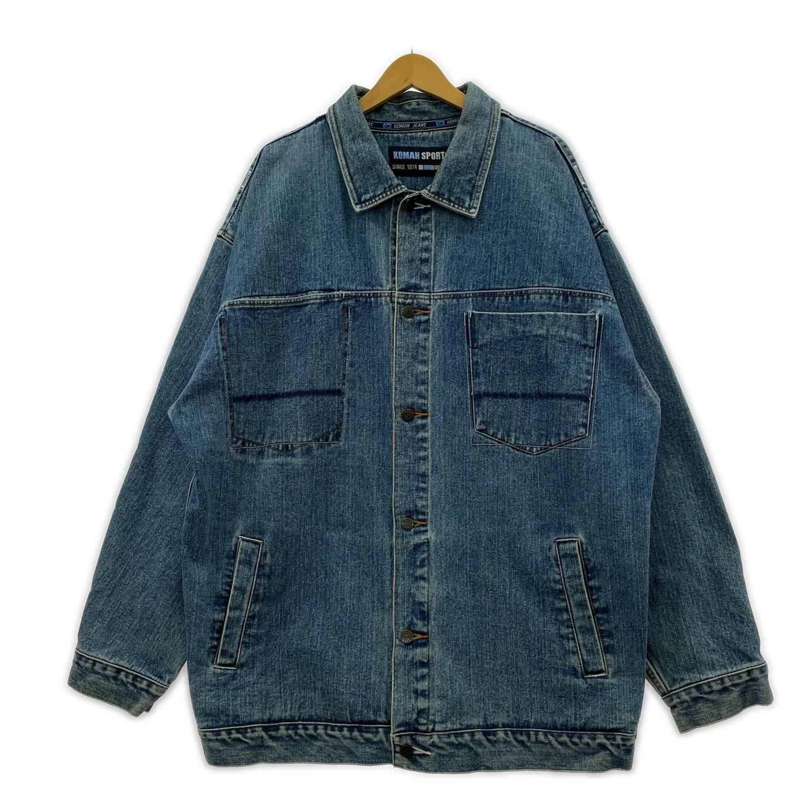 デニムジャケット KOMAN JEANS DENIM JACKET XL IND
