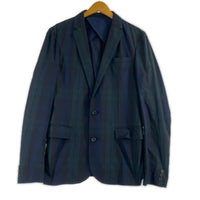 ジャケット kolor PERPETUAL ポリテーラードジャケット チェック柄 ネイビー size3 3 ネイビー