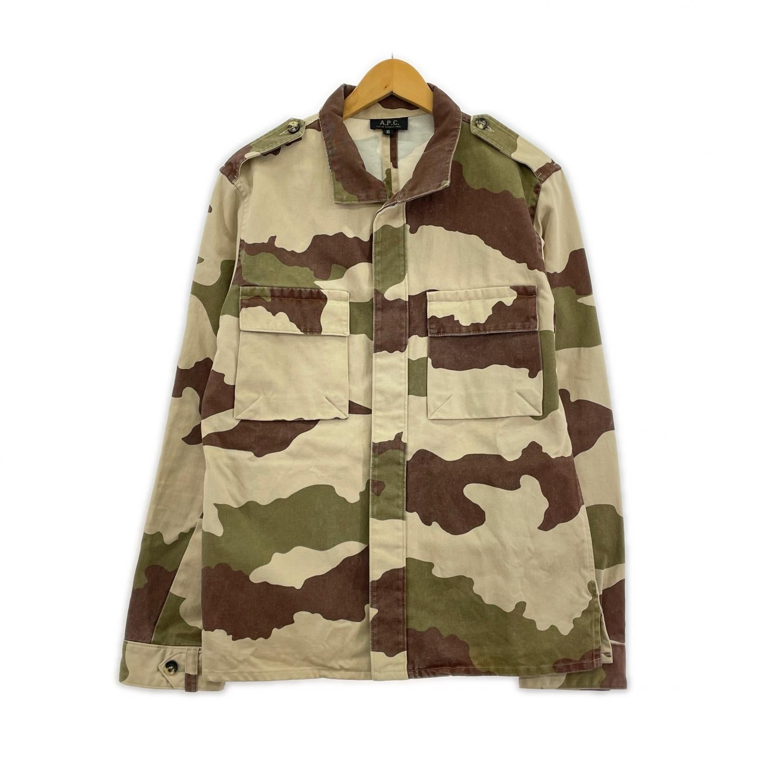 ジャケット A.P.C. 90s カモ柄 ミリタリージャケット (XS)