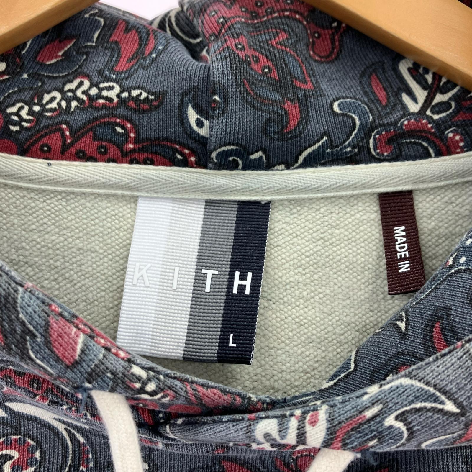 パーカー PRINTED FLEECE WILLIAMS III HOODIE L
