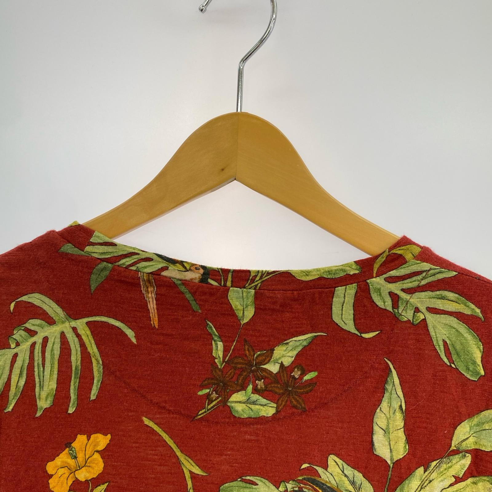 半袖Ｔシャツ ETRO S/S総柄プリントTee 赤 M レッド