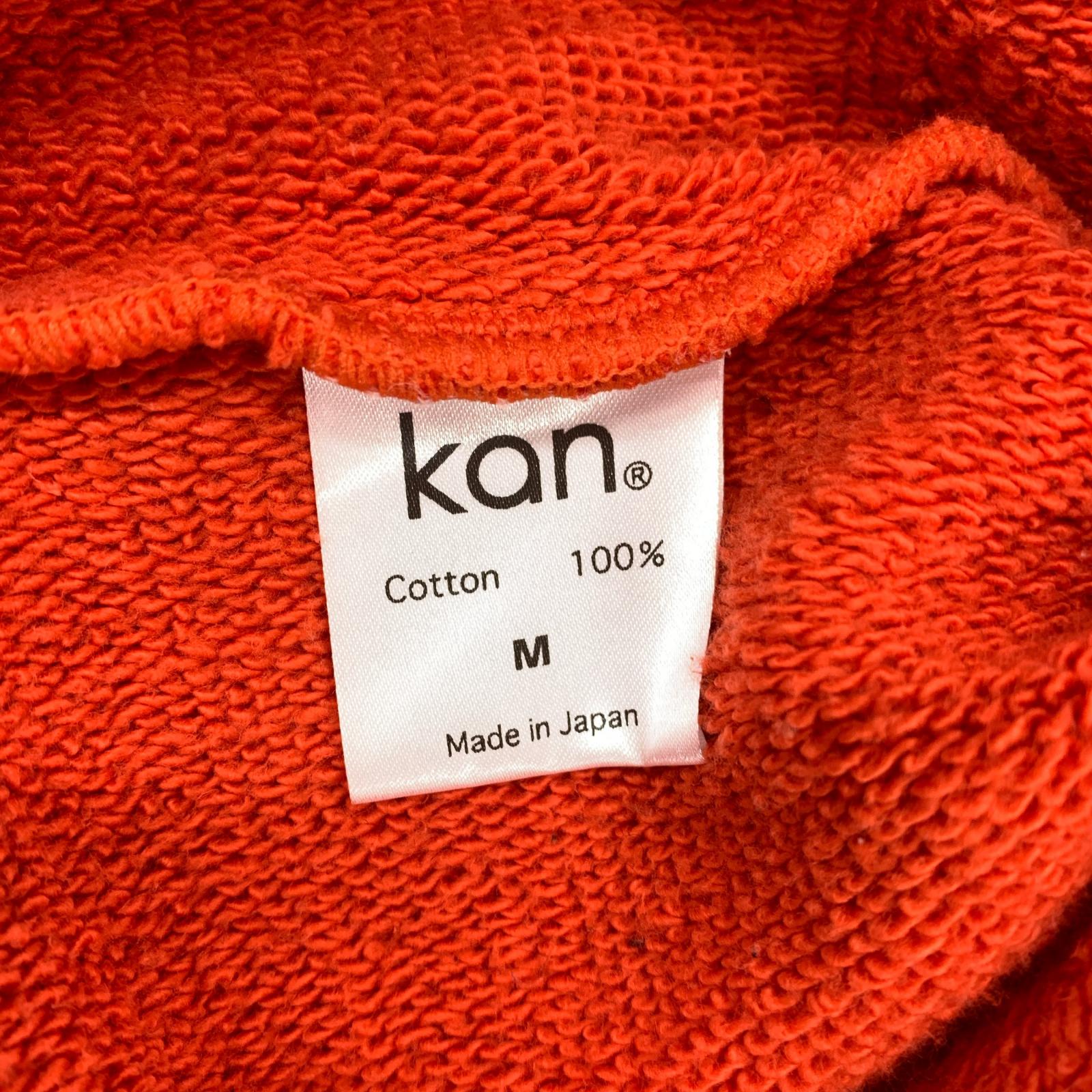 パーカー kan POパーカー M オレンジ