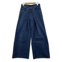 デニムパンツ 16SS WIDE JEANS ワイドタックデニムパンツ W34 デニム