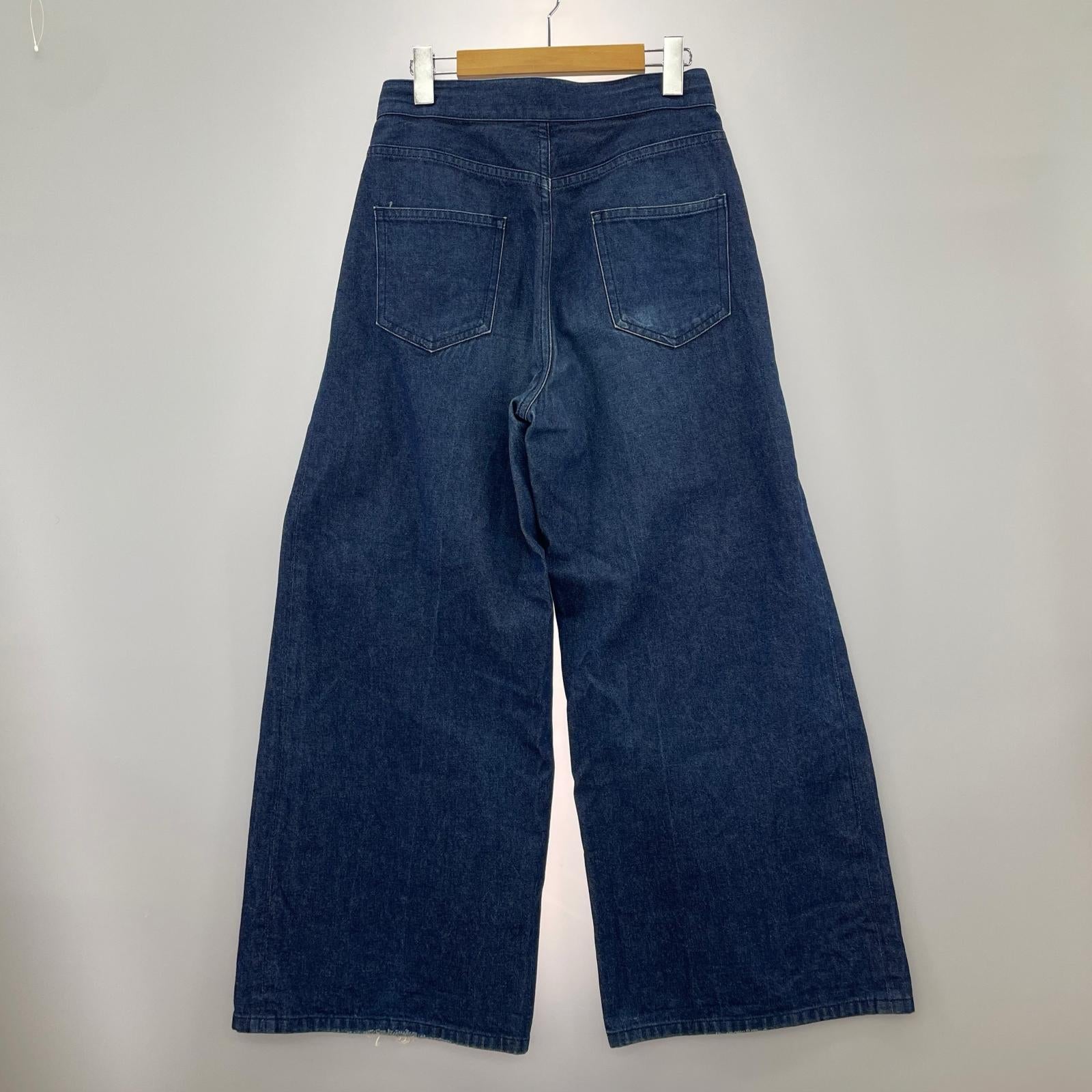 デニムパンツ 16SS WIDE JEANS ワイドタックデニムパンツ W34 デニム