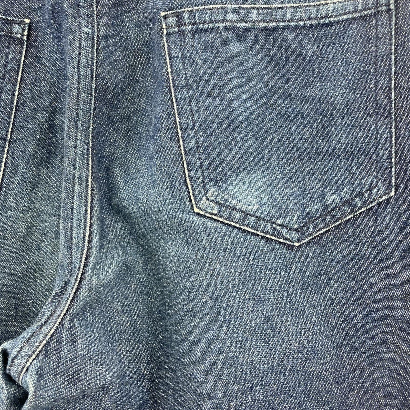デニムパンツ 16SS WIDE JEANS ワイドタックデニムパンツ W34 デニム