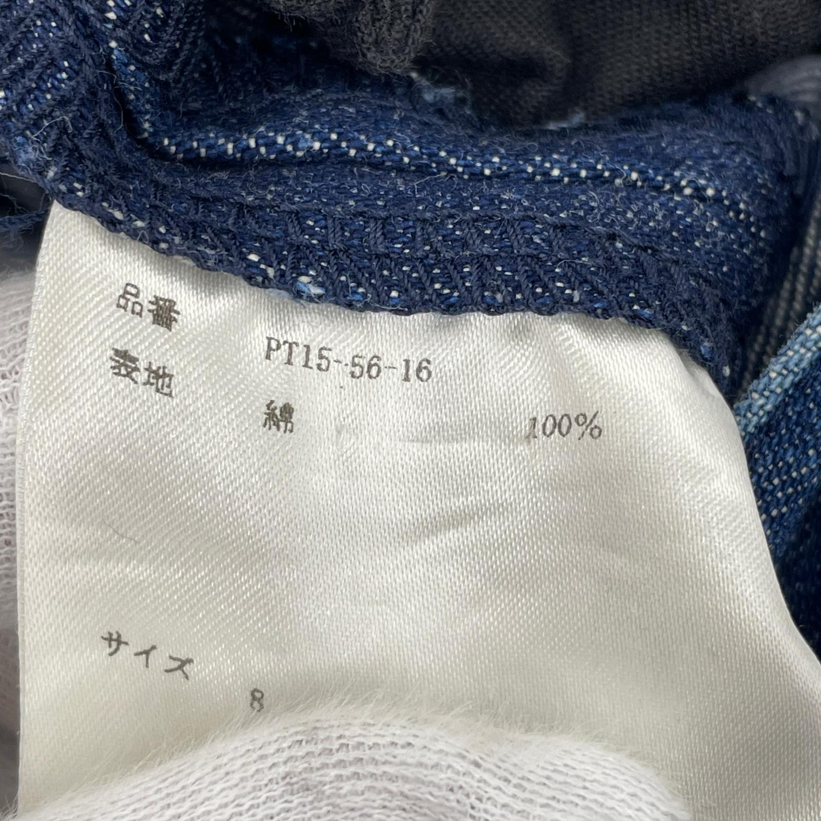 デニムパンツ 16SS WIDE JEANS ワイドタックデニムパンツ W34 デニム