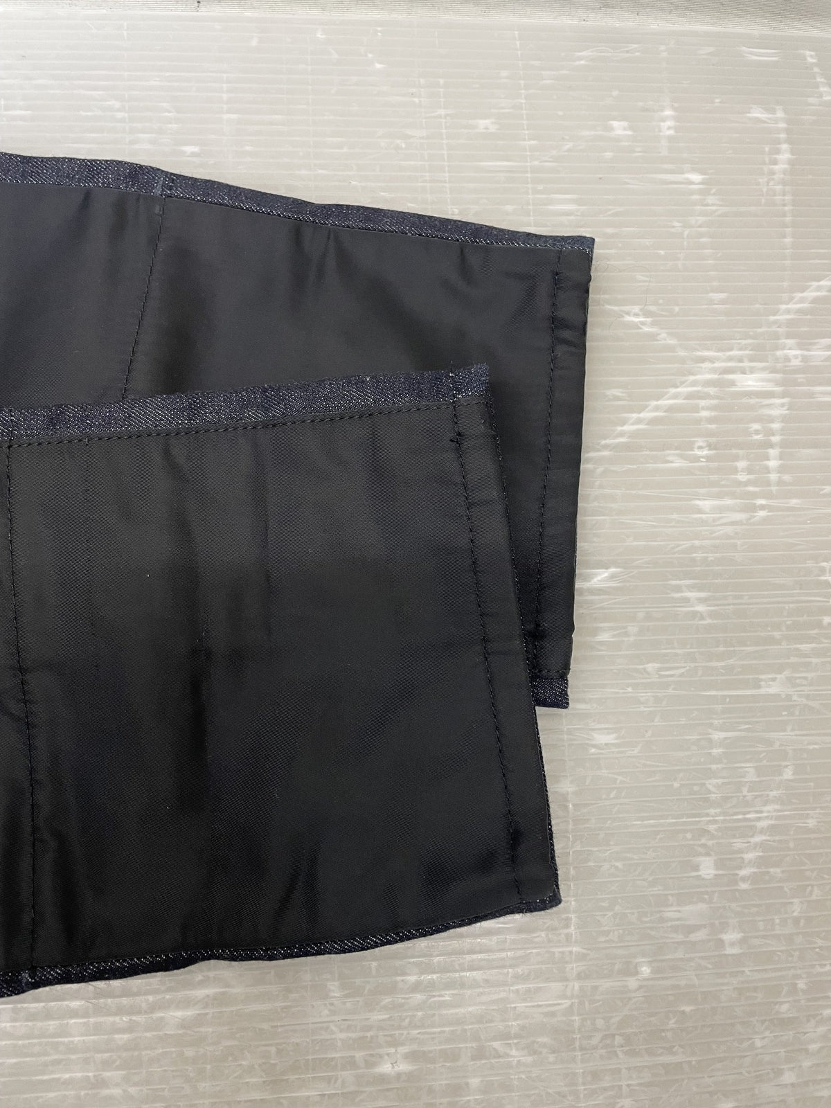 PRADA 09SS ナイロンドッキングデニムパンツ 30