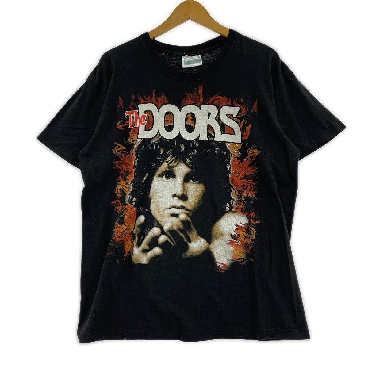半袖Ｔシャツ 90s THE DOORS JIM MORRISON (M) 黒 M ブラック