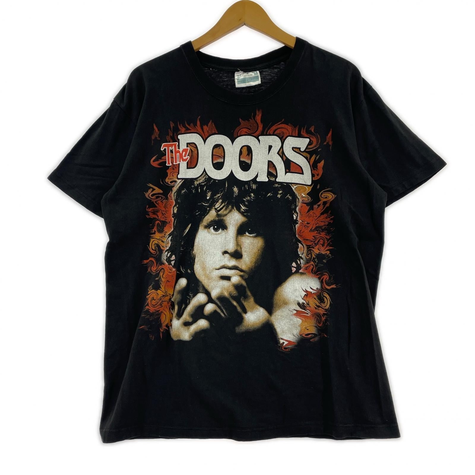 半袖Ｔシャツ 90s THE DOORS JIM MORRISON (M) 黒 M ブラック