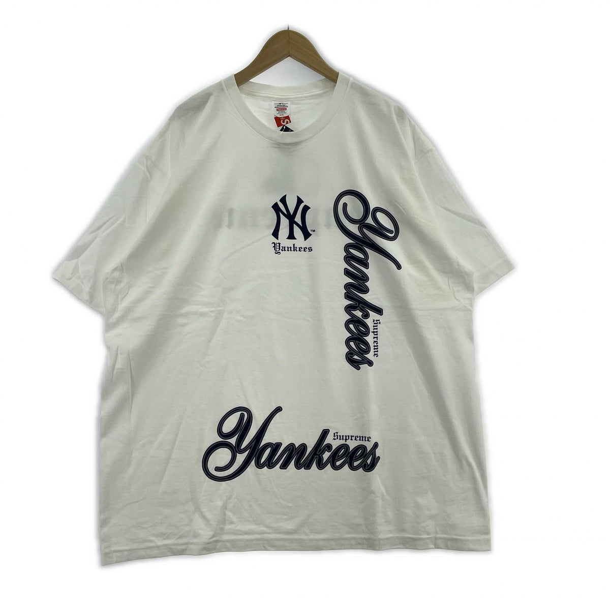 半袖Ｔシャツ Supreme 25AW MLB Teams Tee NY White XXL 白 ホワイト