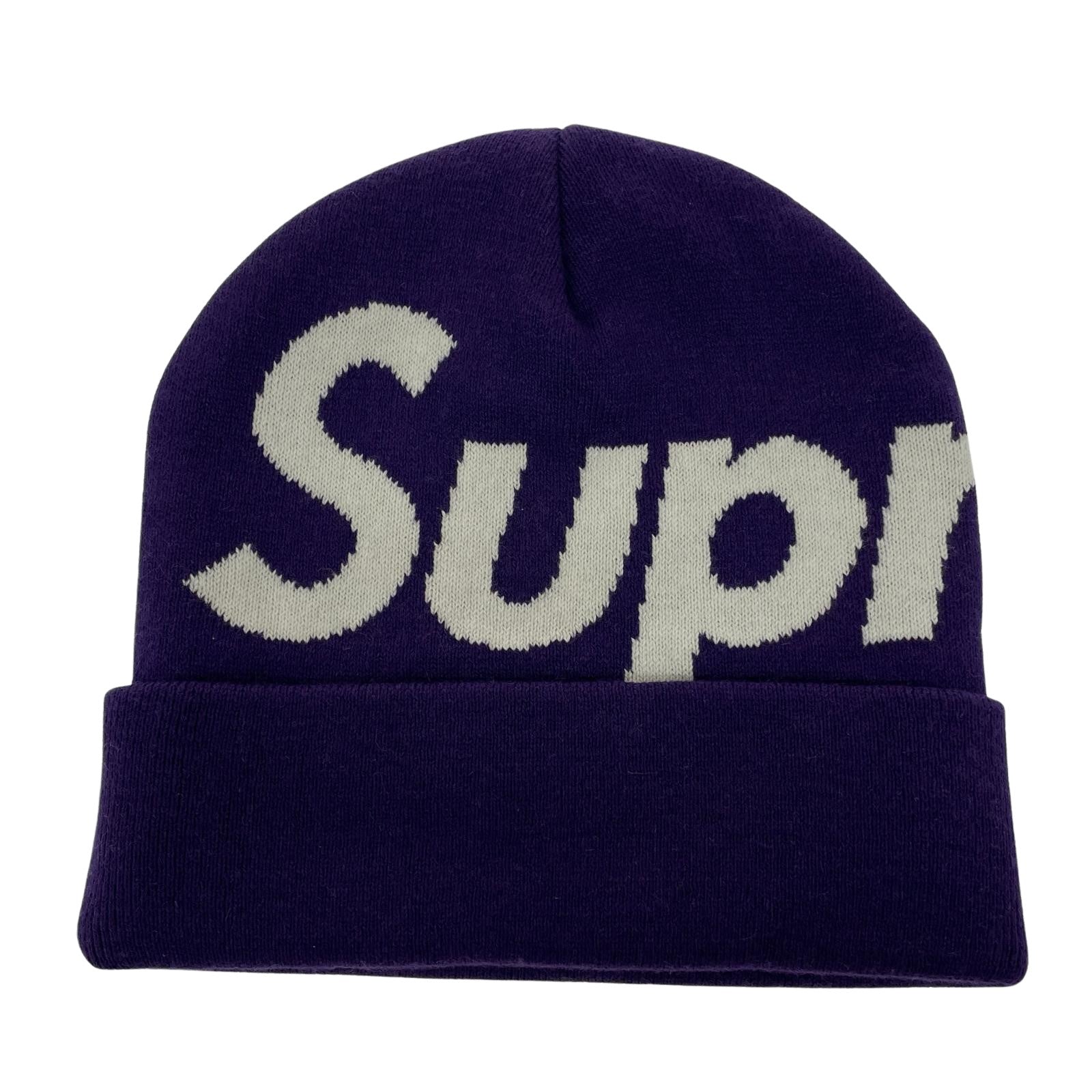 ニットキャップ Supreme 25AW Big Logo Beanie Purple ビッグロゴビーニー 紫