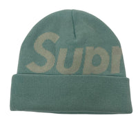 ニットキャップ Supreme 25AW Big Logo Beanie Blue ビッグロゴビーニー