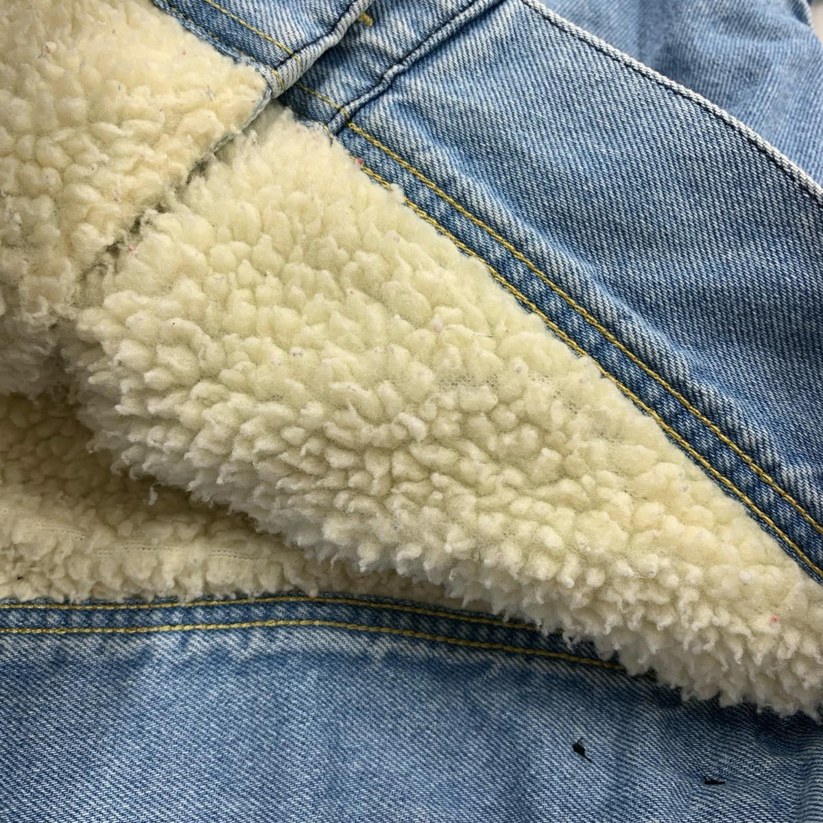デニムジャケット 裏ﾎﾞｱｼﾞｬｹｯﾄ S ブルー