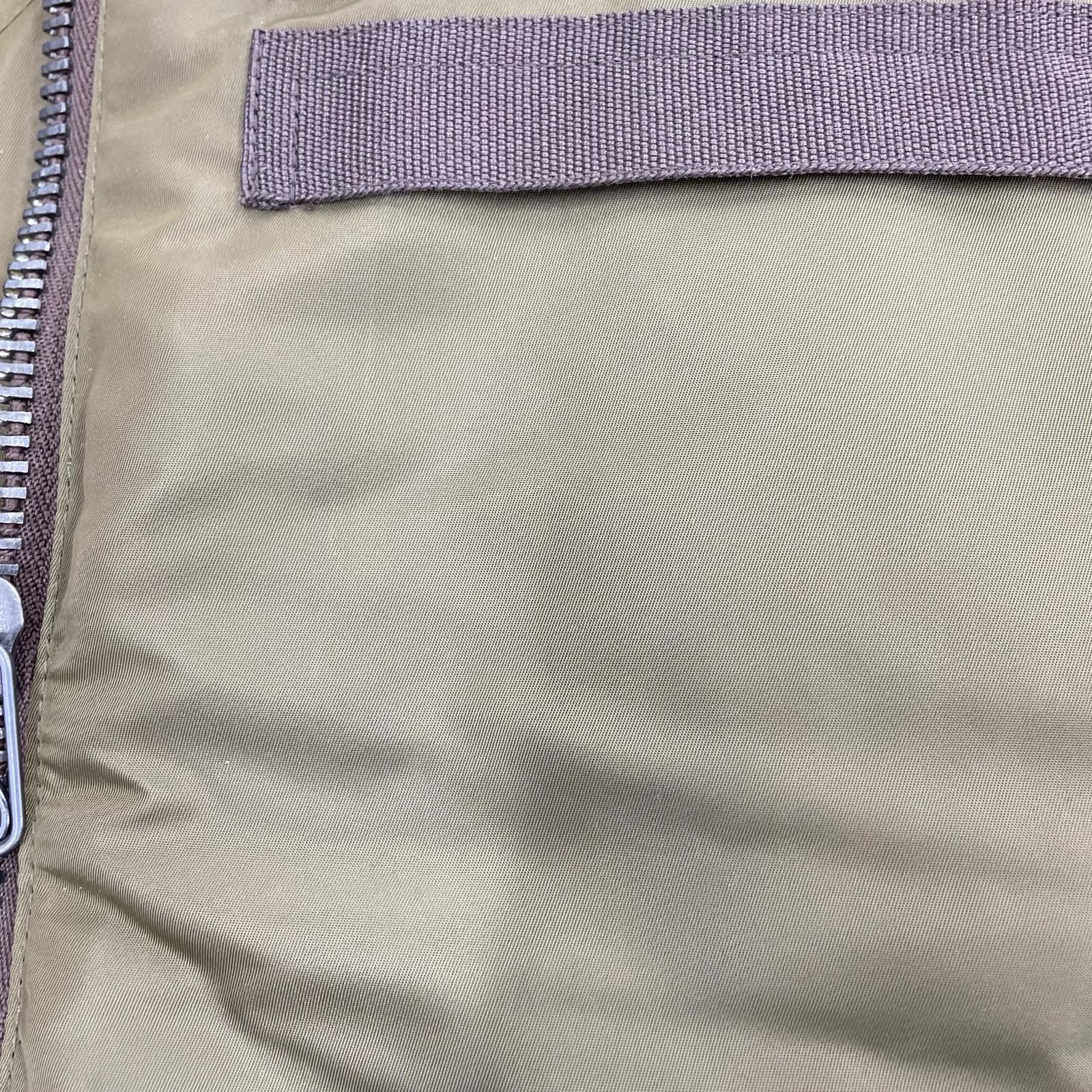 ジャケット VANSON フライトジャケット カーキ (L) L ブラウン