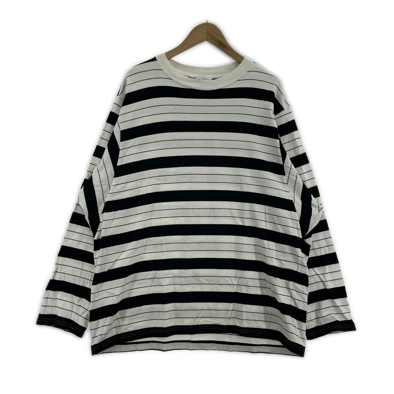 長袖Ｔシャツ Long Sleeve Border Tshirt 2 ホワイト ホワイト