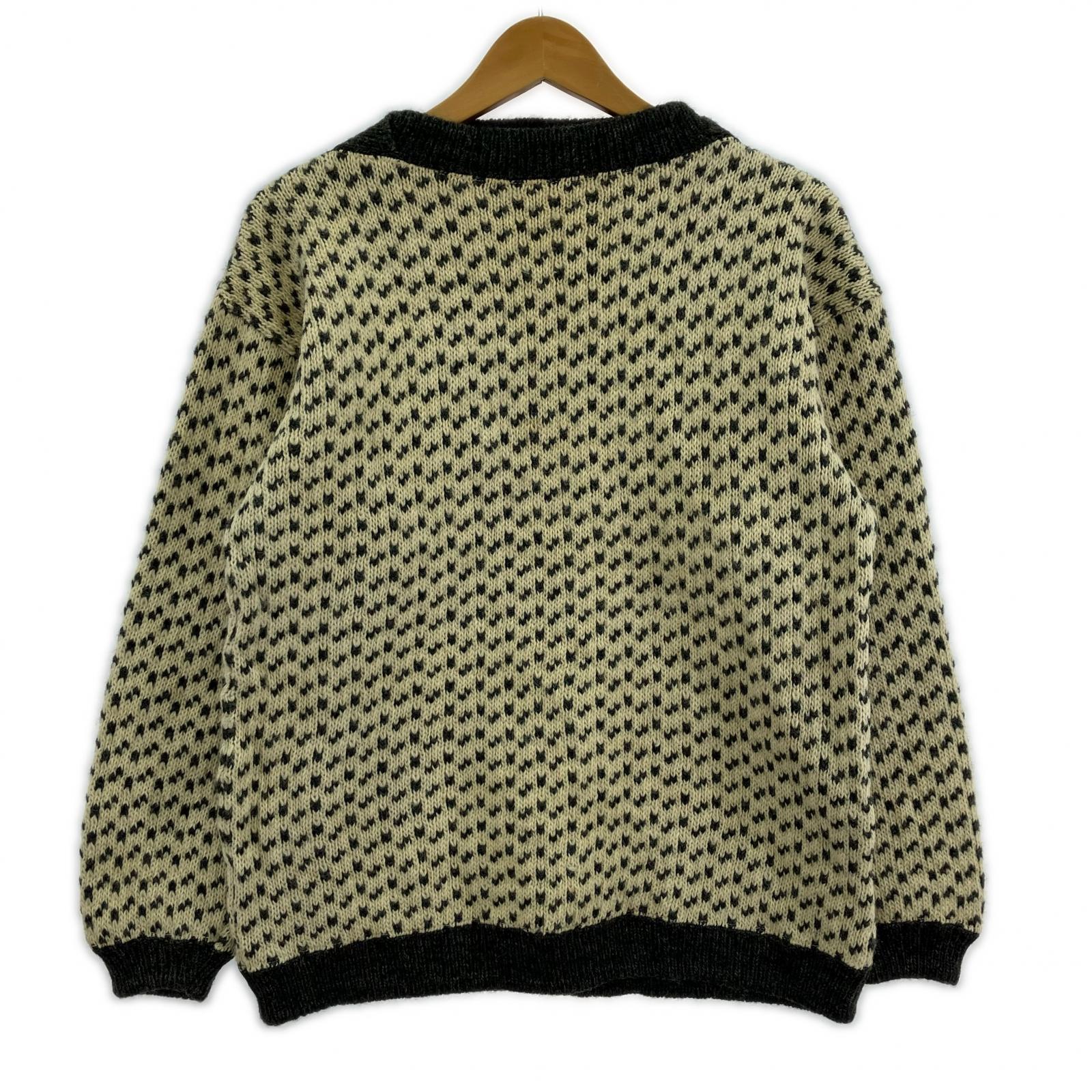 ニット iceland sweater 　アイスランド製 バーズアイ 48