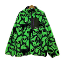 ジャケット ×PUNK DRUNKERS ボアフリース (XL) グリーン