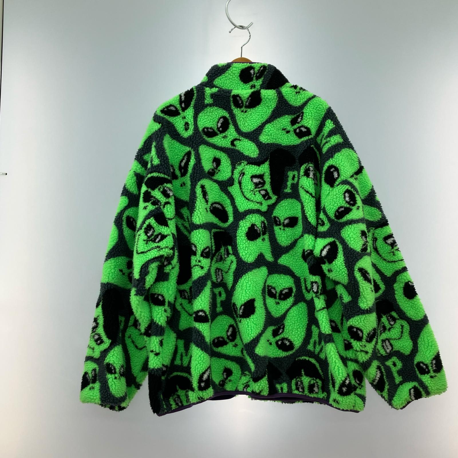 ジャケット ×PUNK DRUNKERS ボアフリース (XL) グリーン