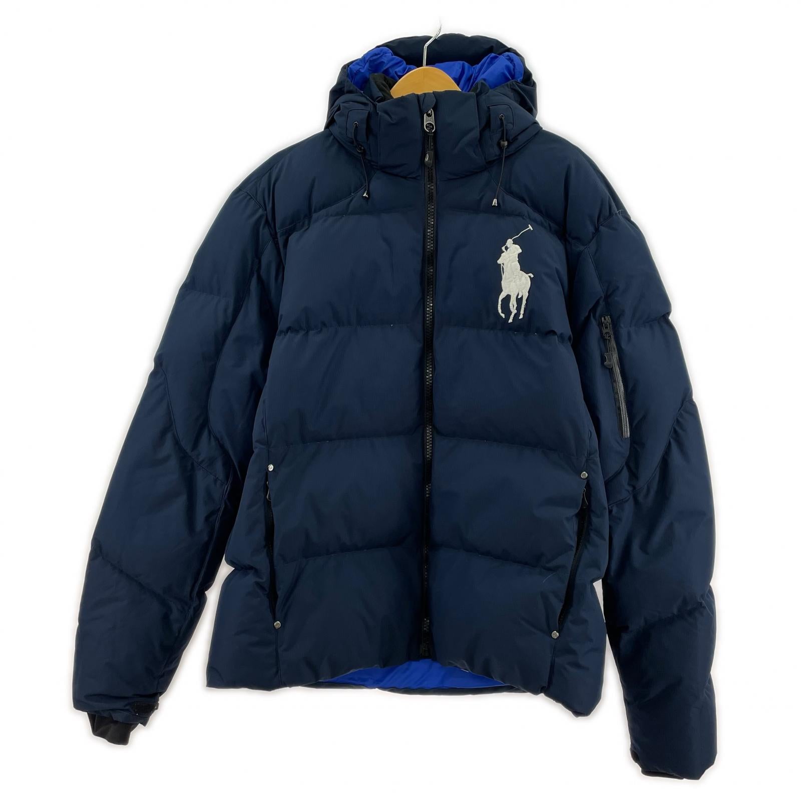 ダウンジャケット ビッグポニー（XL）紺