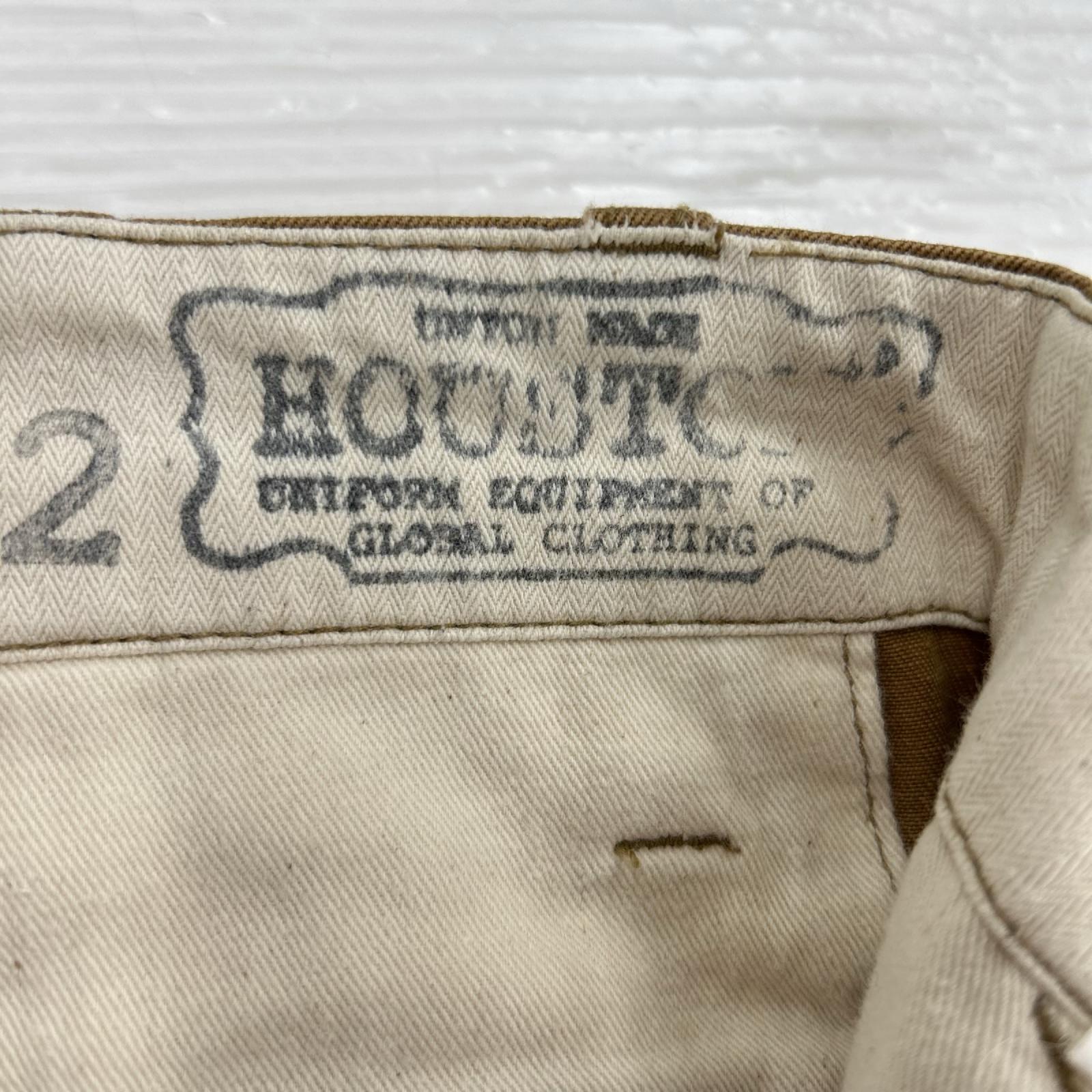 パンツ HOUSTON HOUSTON ﾁﾉﾜｰｸﾊﾟﾝﾂ ﾍﾞｰｼﾞｭ 30 ベージュ