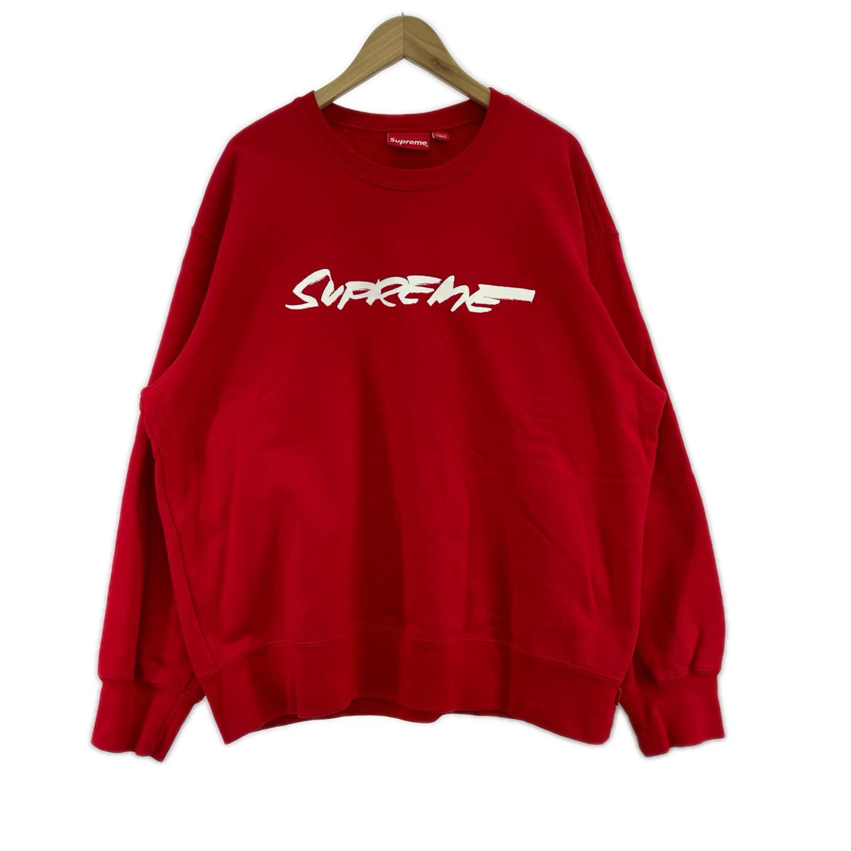 スウェット FUTURA LOGO CREWNECK (L) 赤 L レッド
