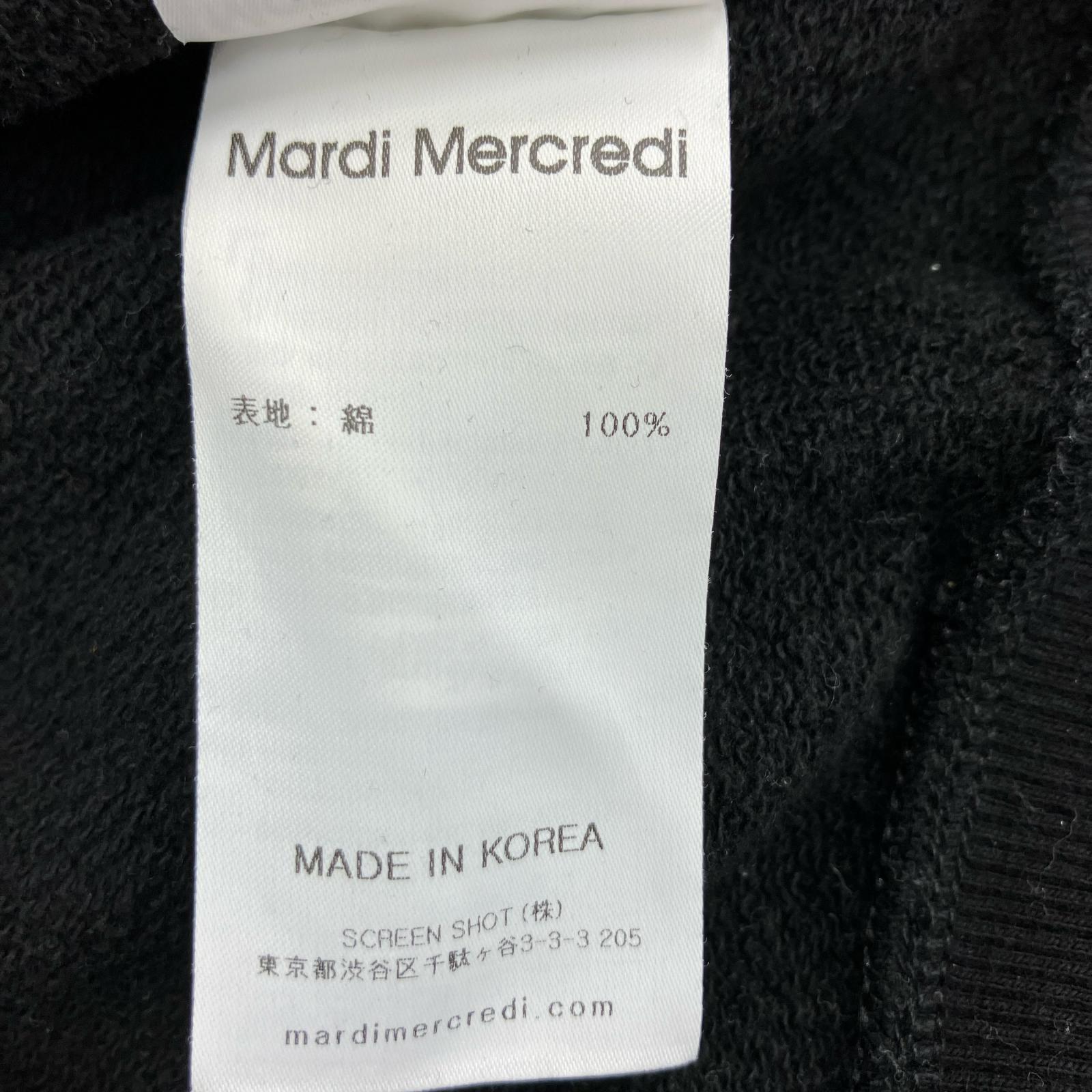 スウェット SWEATSHIRT FLOWERMARDI STONE EMBELLISHED ブラック