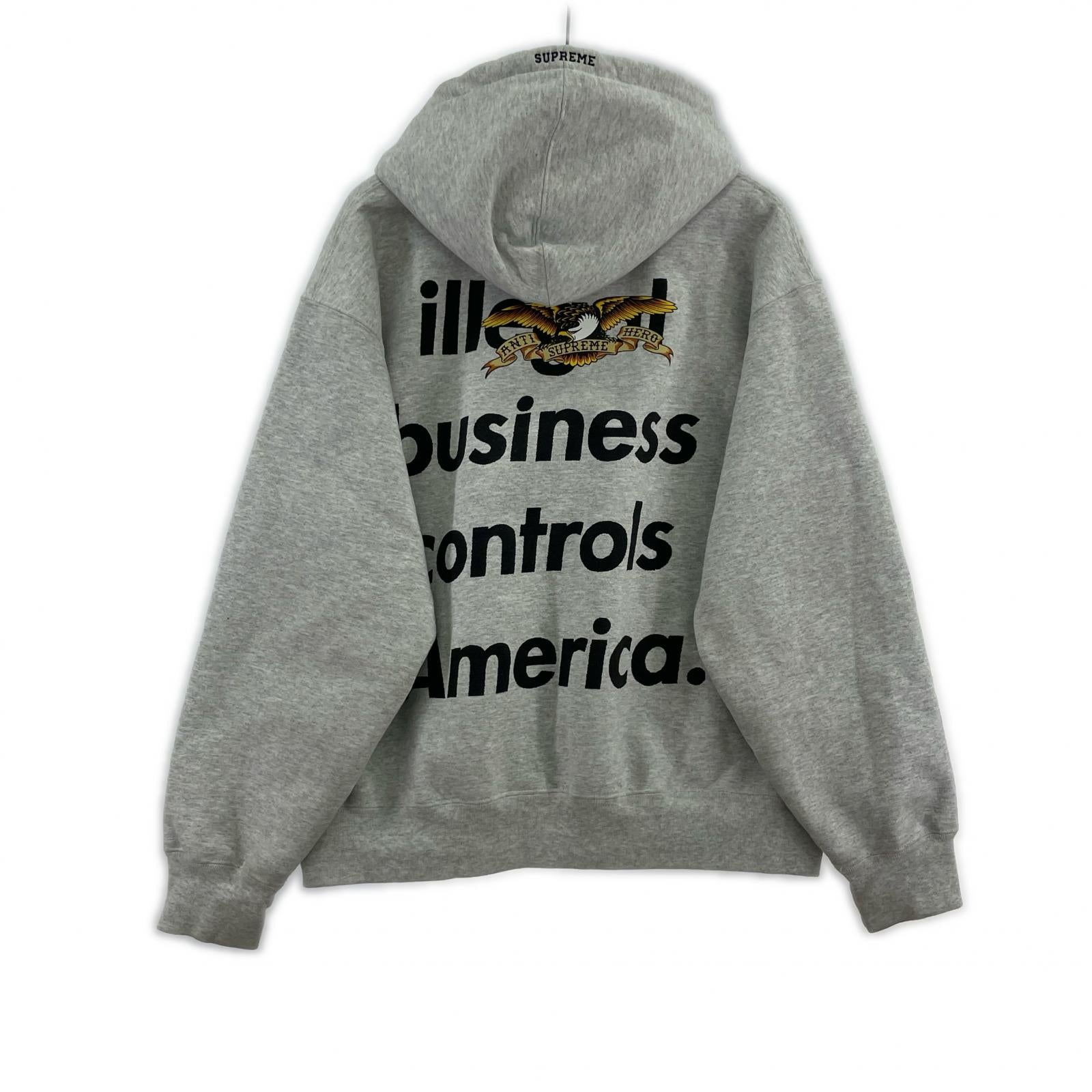 パーカー Supreme×ANTI HERO 25AW Hooded Sweatshirt M グレー M グレー