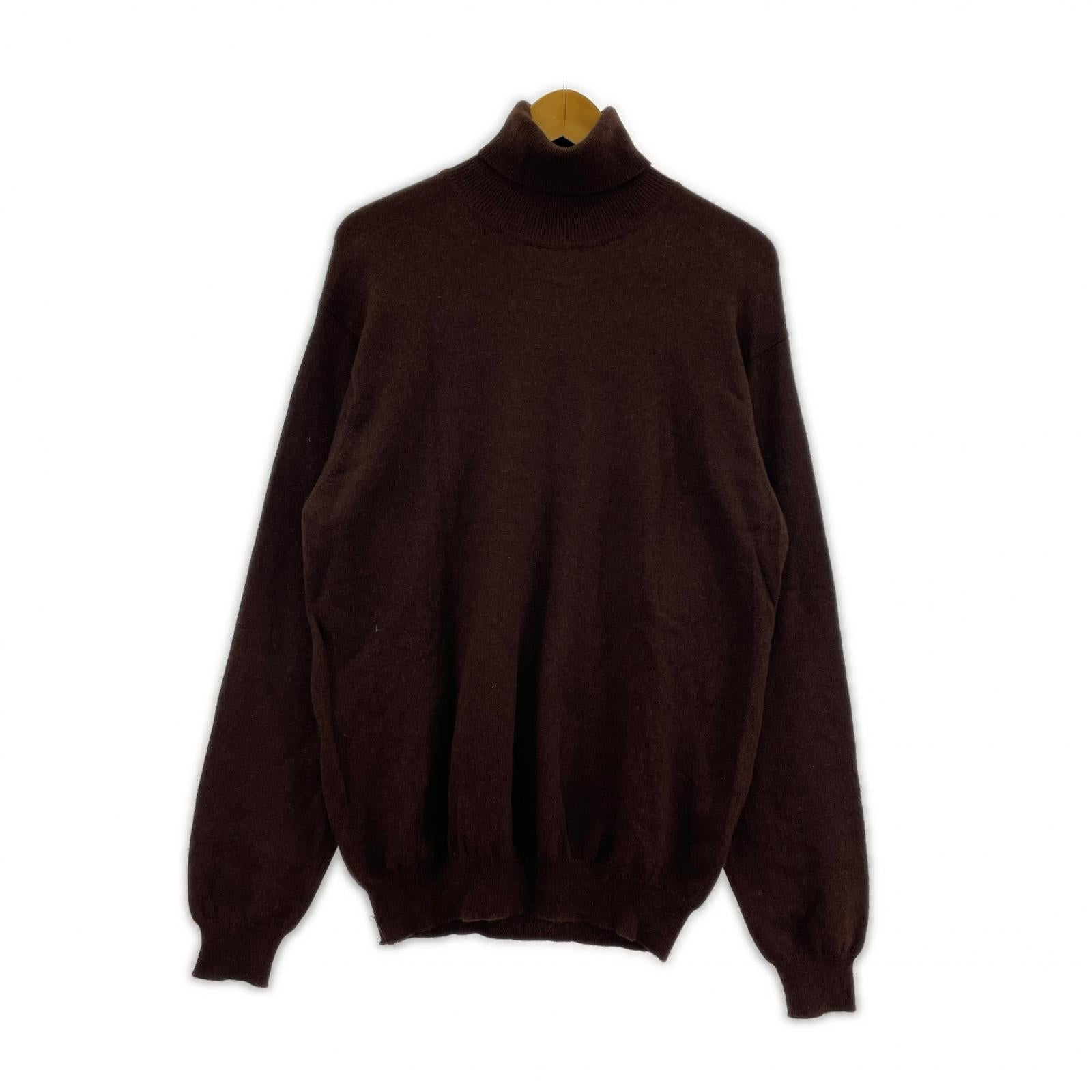 ニット Cashmere カシミヤ ニット 茶 M M