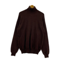 ニット Cashmere カシミヤ ニット 茶 M M